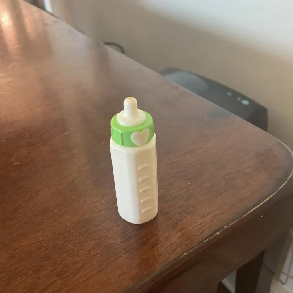 My Little Pony G1 Vintage Original HASBRO Accessories WHITE green BABY BOTTLE